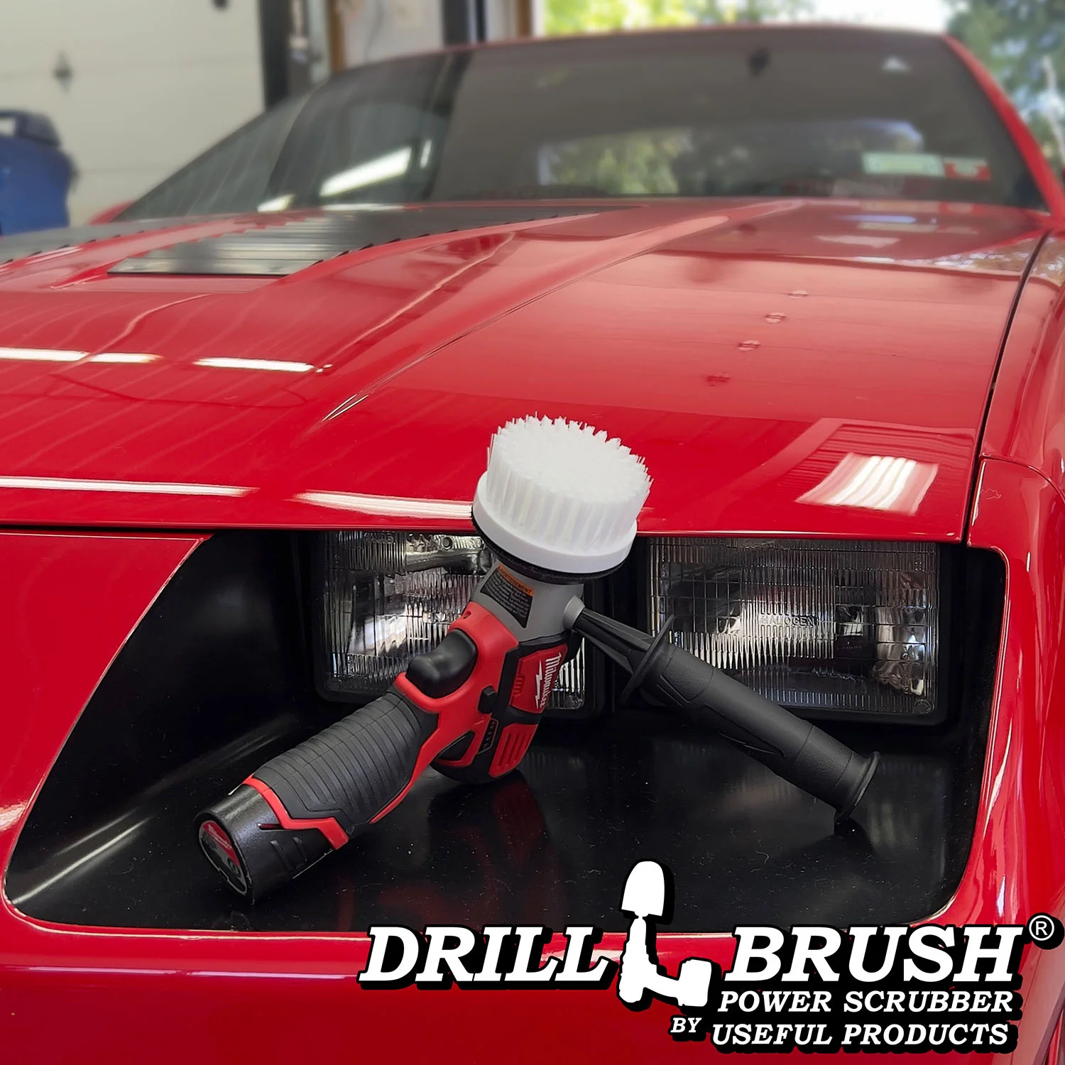 3 inch Hook-and-Loop Mini Polisher Brush - Soft Bristles - Automotive Upholstery Scrubbing - 3in-S-W-V-DB - Image 8