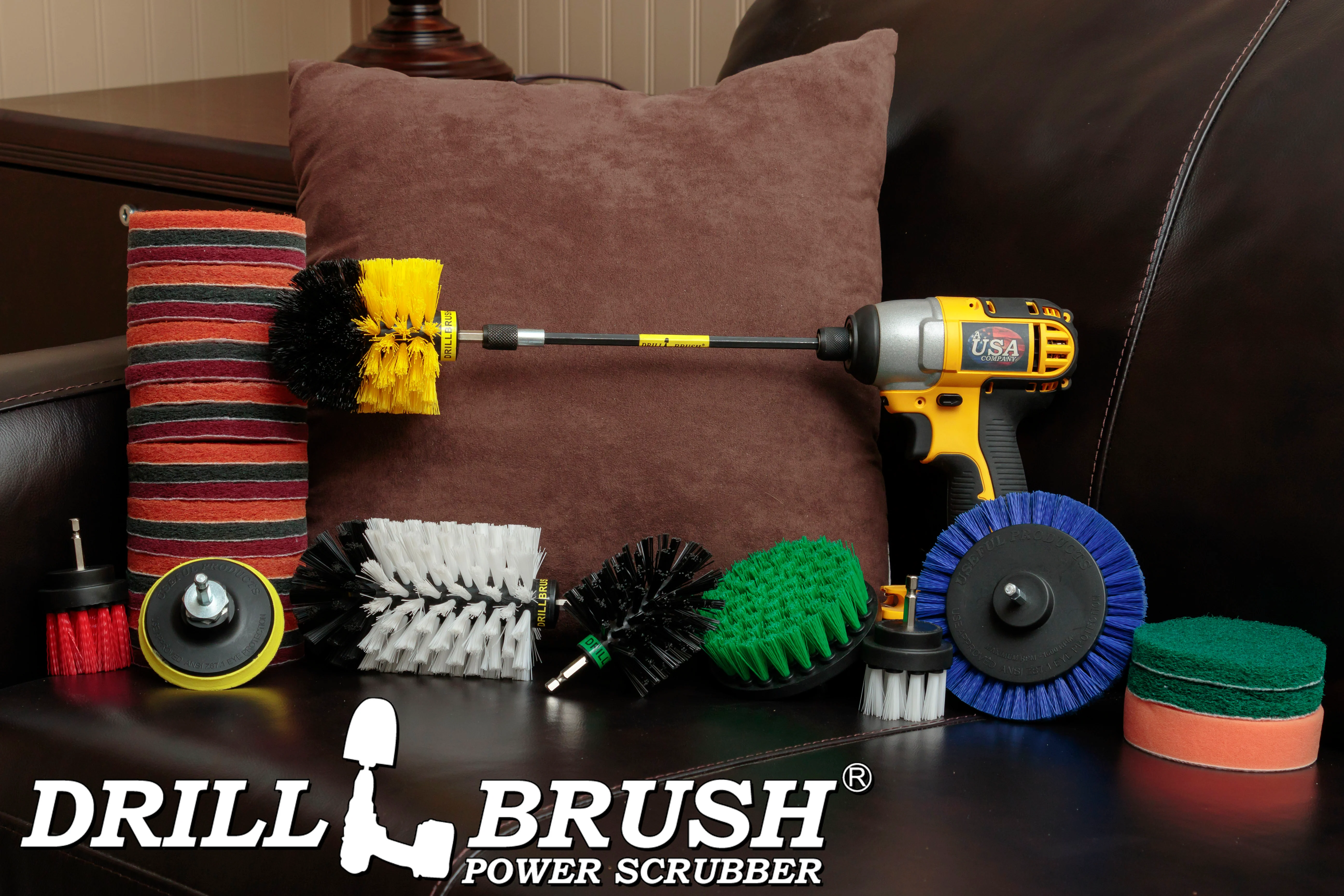 38 Piece Drillbrush Cleaning Kit - Soft, Medium, Stiff, & Ultra Stiff | 38pc-combo-QC-DB-A - Image 11