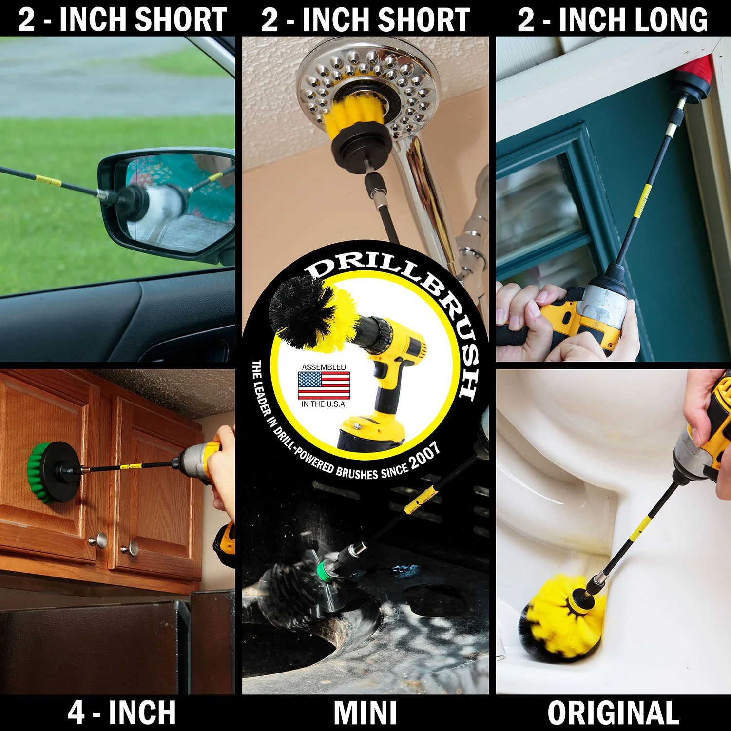 38 Piece Drillbrush Cleaning Kit - Soft, Medium, Stiff, & Ultra Stiff | 38pc-combo-QC-DB-A - Image 4
