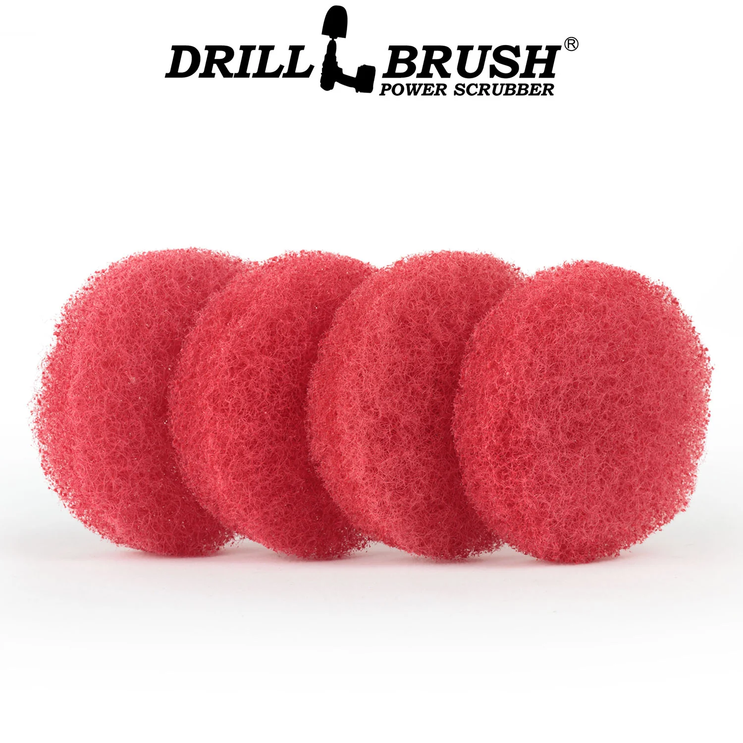 3in Red Pad Refill Kit - Medium Pads - Bathroom Cleaning | 3in-P4R-refill-DB - Image 2
