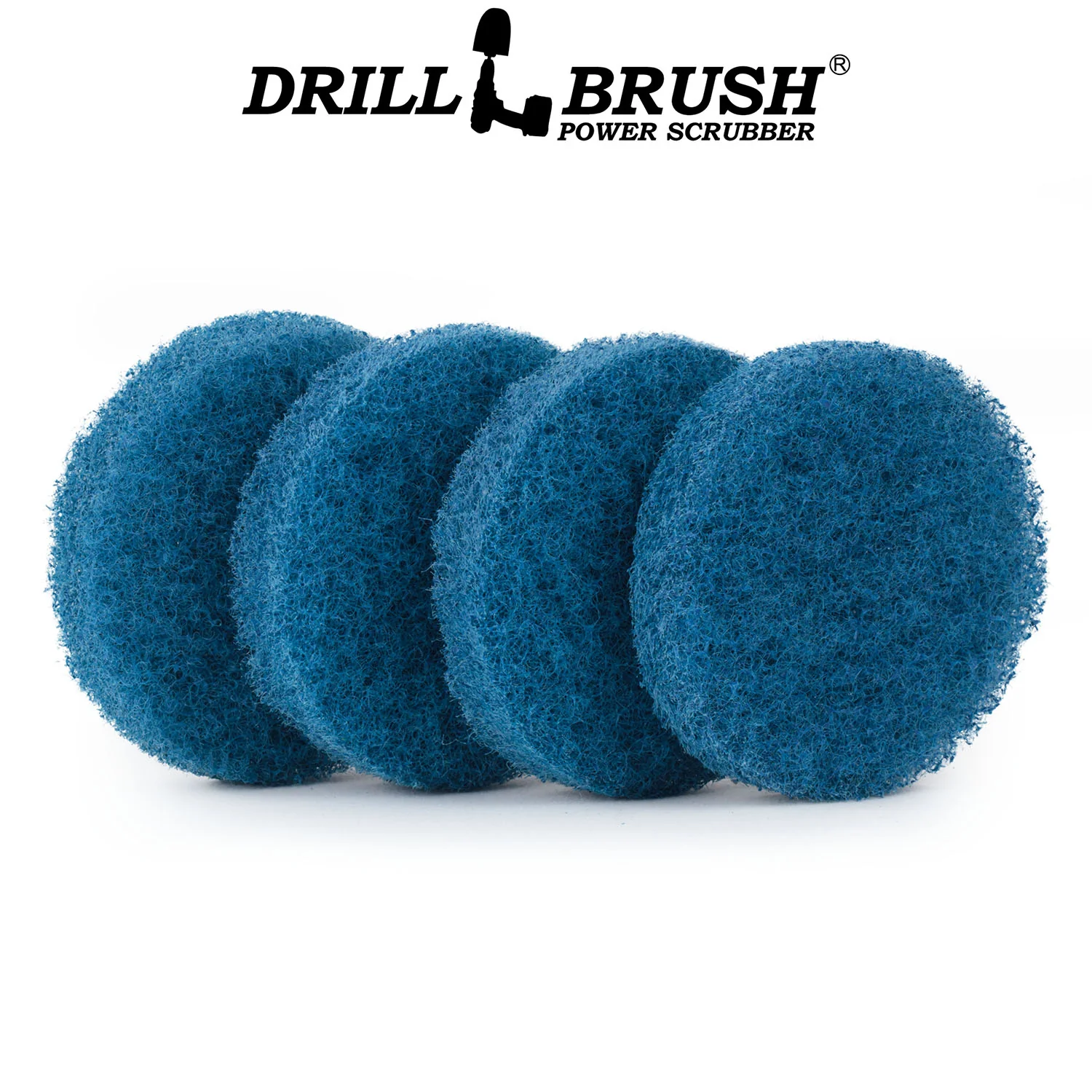 4in Blue Scrubbing Pads Refill - Stiff - Kitchen & Cookware Cleaning | 4in-P4B-refill-DB - Image 2