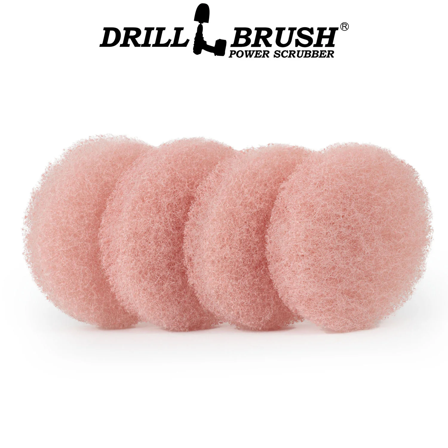 4 Inch Pink Scrubbing Pad Refill - Image 2