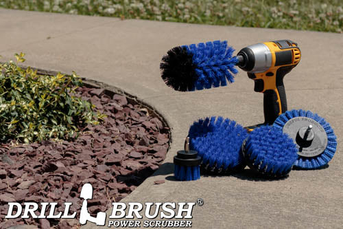 5in Flat Brush, 4in Flat Brush, 2in Short Brush, and Jumbo Original all in Medium Blue - Aquarium Cleaning Products  | B-S-E542J-QC-DB - Image 7