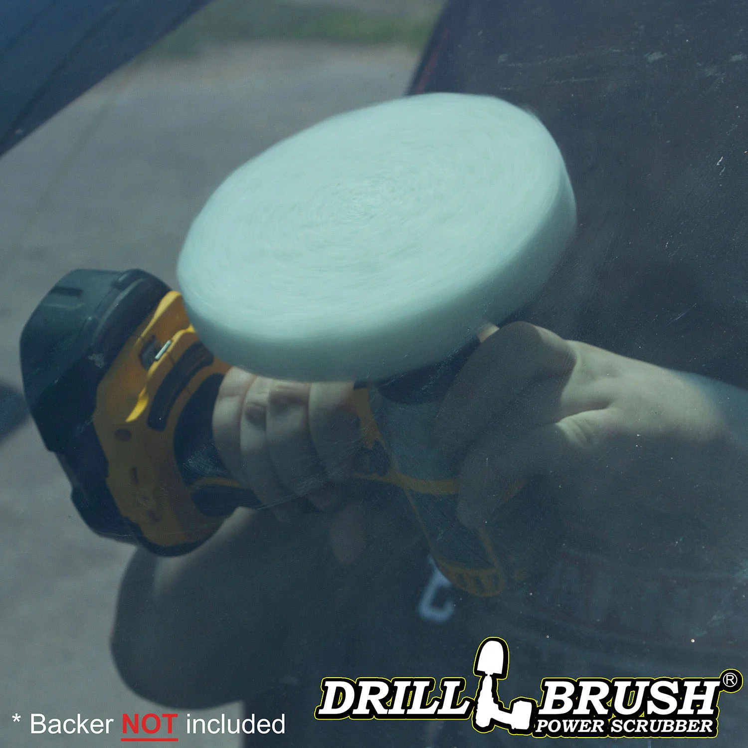 5 inch Diameter White Fine Polishing Pad - Image 3