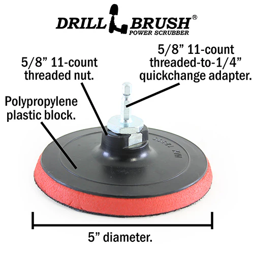 5 inch Velcro Backer Pad Driver for Drill - Image 3