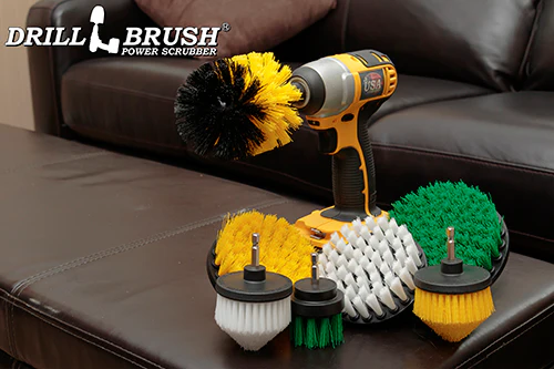 7 Piece Drillbrush Variety Household Essentials Cleaning Kit - Soft and Medium Bristles | W4C-Y4CO-G52-S-QC-DB - Image 6