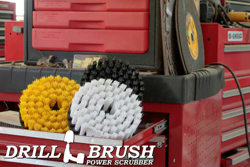7in. Brush 3-piece Kit - Soft, Medium, & Ultra Stiff Bristles - Industrial Cleaning | 7in-L-WYK-T-DB - Image 6