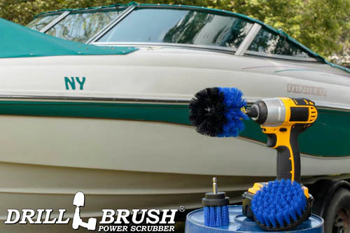 Original, 4in, & 2in-L Blue Brushes - Medium Bristles - Marine & Pool Cleaning | B-4OS-2L-QC-DB - Image 6
