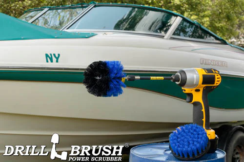 Original & 4in Blue Brushes w/5in Extension - Medium Bristles - Marine & Pool | B-S-4O-5X-QC-DB - Image 6