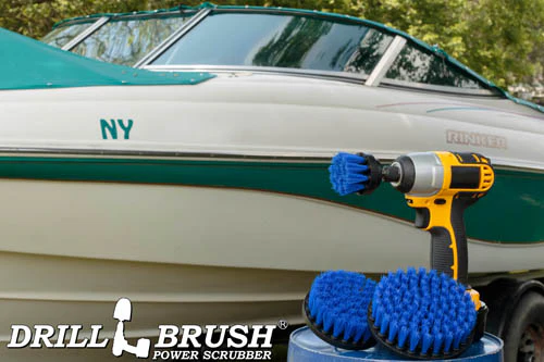 5in, 4in, & 2in Blue Brushes - Medium Bristles - Marine & Pool Cleaning | B-S-542-QC-DB - Image 6
