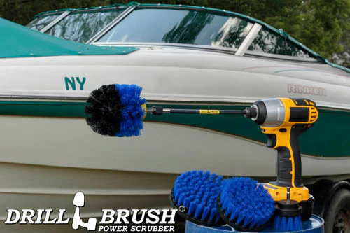 Original, 5in, 4in, & 2in Blue Brushes w/ 7in Ext. - Medium - Marine & Pool | B-S-542O-7X-QC-DB - Image 7