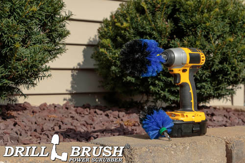Original & Mini Blue Brushes - Medium Bristles - Marine & Pool Cleaning | B-S-MO-QC-DB - Image 6