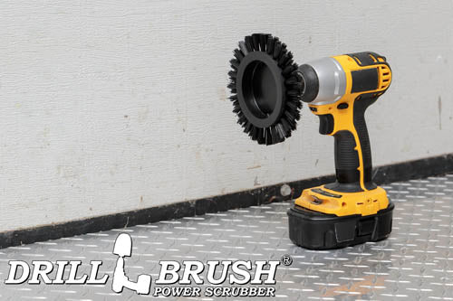 Black Edge Brush - Ultra Stiff Stiffness - Wheel Shaped - Grill & Industrial | E-S-K-QC-DB - Image 4
