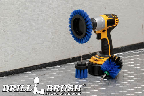 Edge Brush, 2in Long, and Mini Original all in Medium Stiffness Blue - Pool Cleaning Kit | B-EMS-2L-QC-DB - Image 6