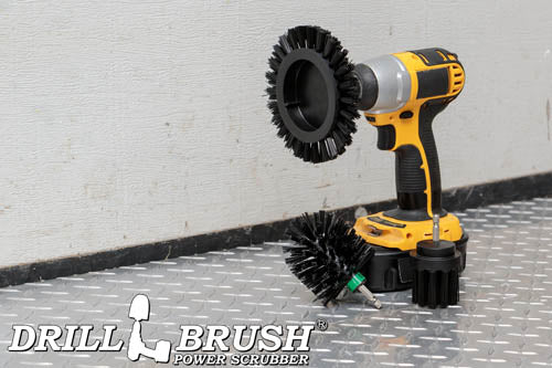 Edge Brush, 2in Long, and Mini Original Brush all in Ultra Stiff Black - Grill Cleaning  | K-EMS-2L-QC-DB - Image 6