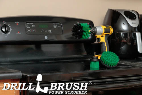 Original, 4in, & 2in-L Green Brushes - Medium Bristles - Kitchen & Appliance | G-4OS-2L-QC-DB - Image 6