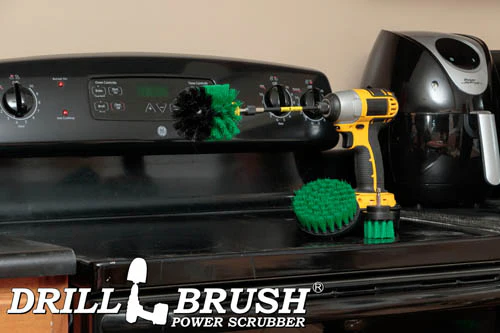 Original, 4in, & 2in Green Brushes w/5in Ext. - Medium - Kitchen & Appliance | G-S-42O-5X-QC-DB - Image 5