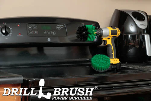 Original & 4in Green Brushes - Medium Bristles - Kitchen & Appliance Cleaning | G-S-4O-QC-DB - Image 6