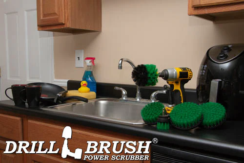 Original, 5in, 5in, 4in, & 2in Green Brushes - Medium - Kitchen & Appliance | G-S-5542O-QC-DB - Image 6