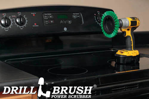 Green Edge Brush - Medium Stiffness - Wheel Shaped - Kitchen & Linoleum | E-S-G-QC-DB - Image 4