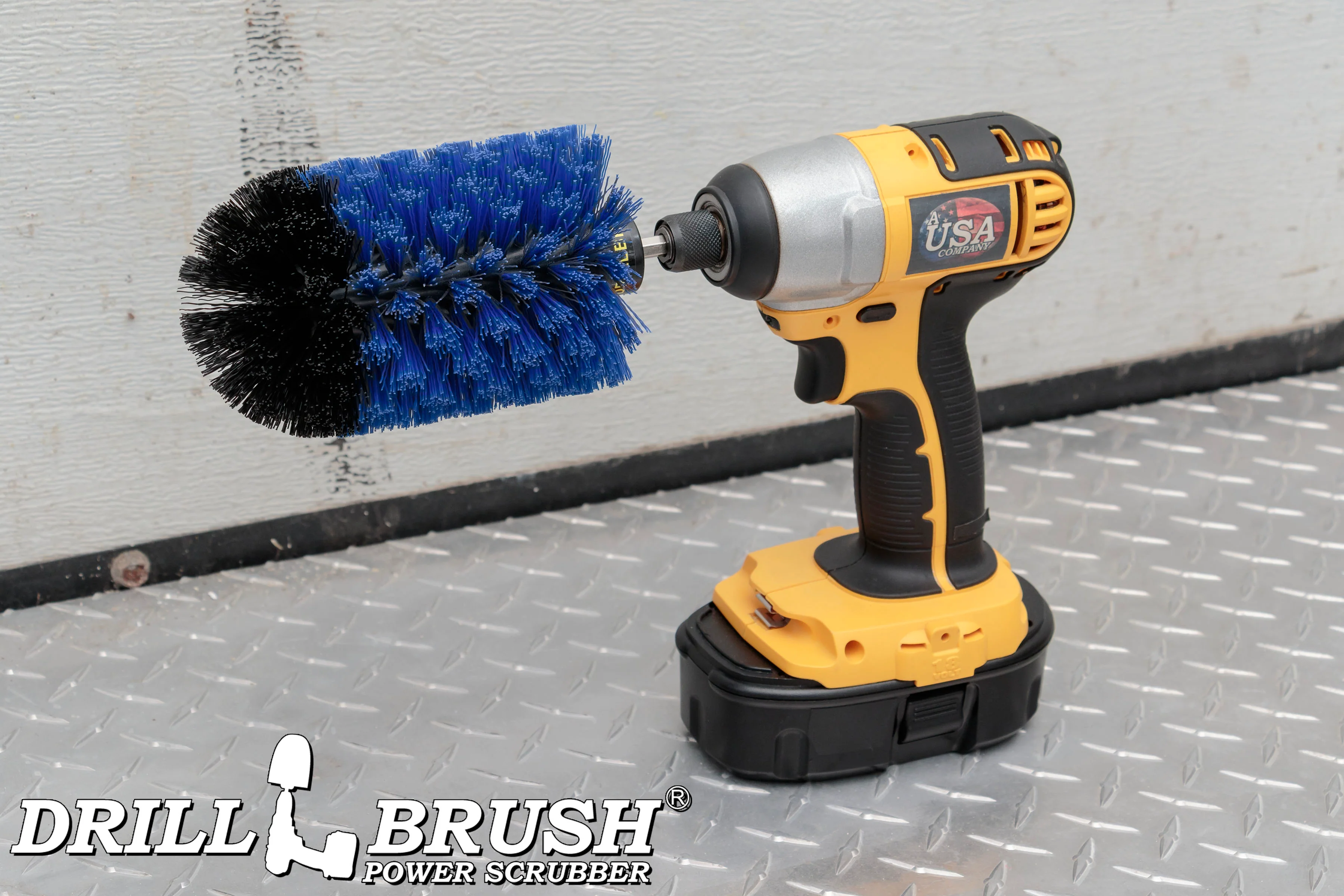 Jumbo Original Blue Brush - Medium Bristles - Marine & Pool Cleaning | J-S-B-QC-DB - Image 4