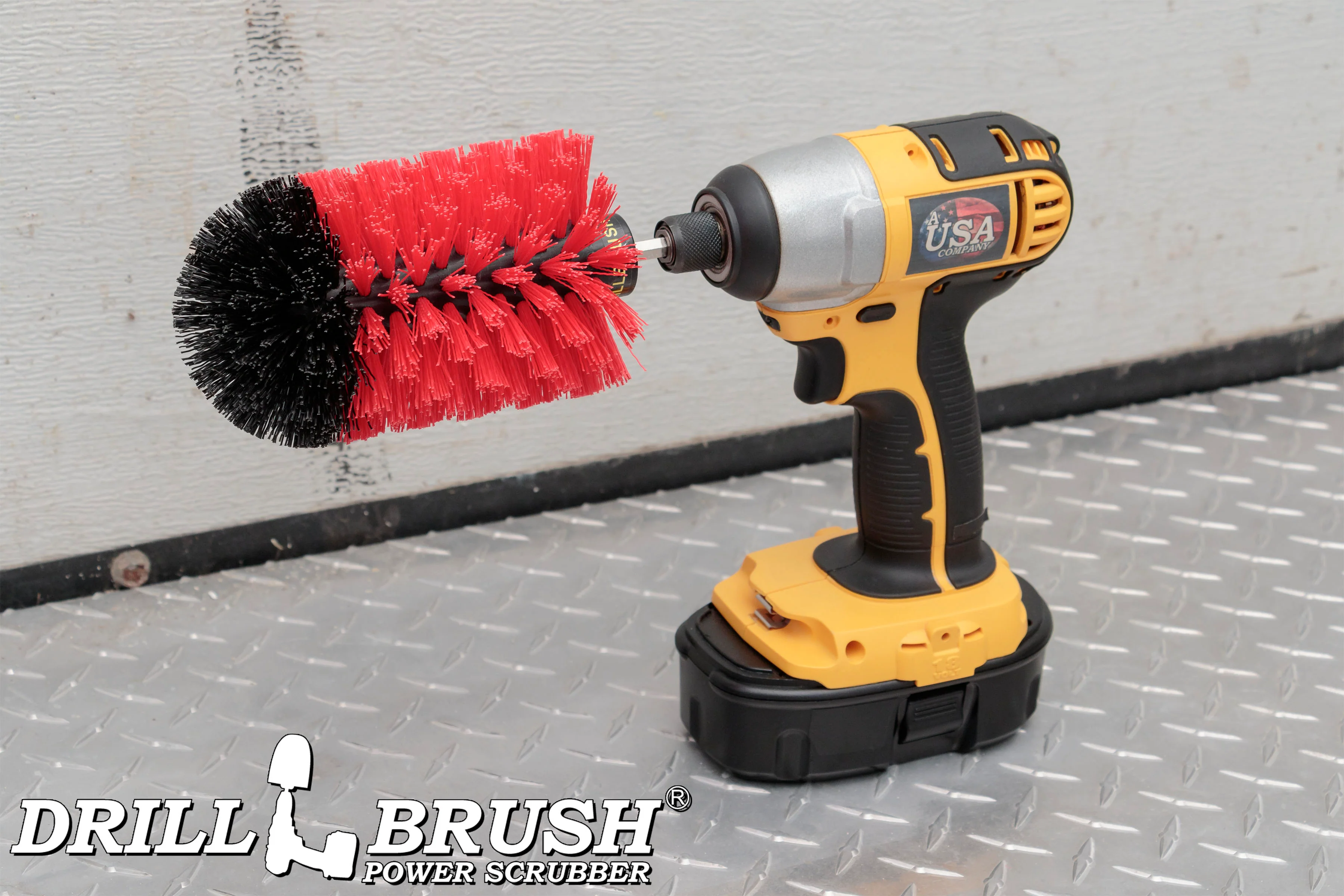 Jumbo Original Red Brush - Stiff Bristles - Bullet Shaped - Masonry & Lawn Furniture | J-S-R-QC-DB - Image 4