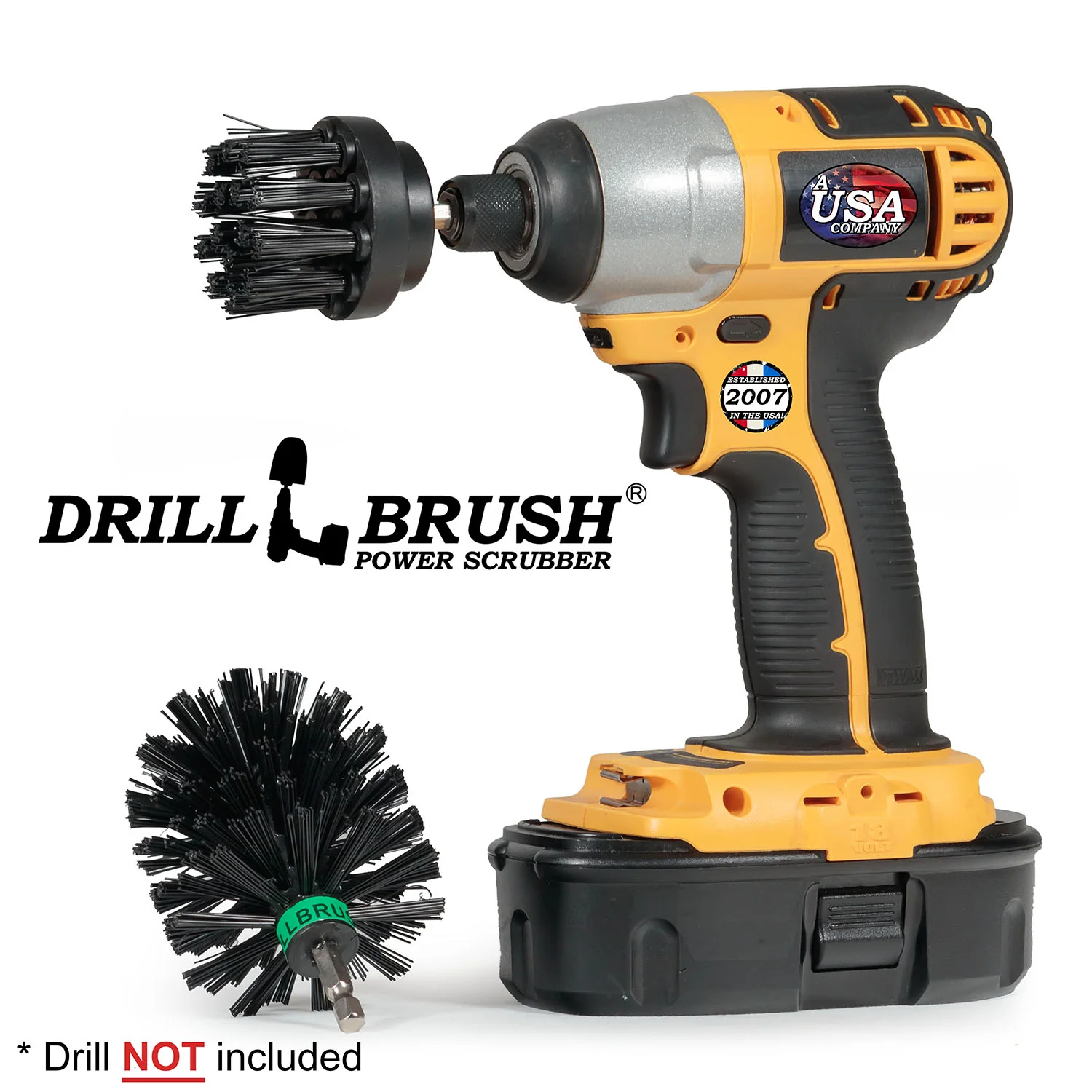 Mini & 2in Black Brushes - Ultra Stiff - Heavy Duty & Grill Cleaning | K-S-2M-QC-DB - Image 3