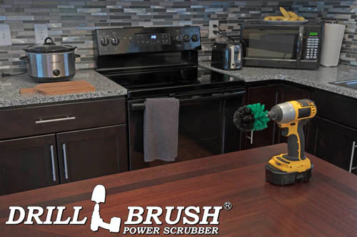 Mini Green Brush - Medium Stiffness - Bullet Shaped - Kitchen Sink & Fixture Cleaning | M-S-G-QC-DB - Image 5