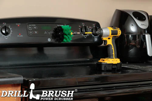 Original Green Brush & 5in Ext. - Medium Stiffness - Kitchen Sink & Fridge | O-S-G-5X-QC-DB - Image 5