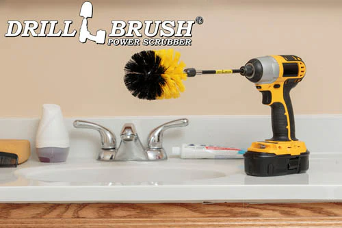 Original Black Brush & 5in Ext. - Medium Stiff - Bathroom Taps & Drains | O-S-Y-5X-QC-DB - Image 5