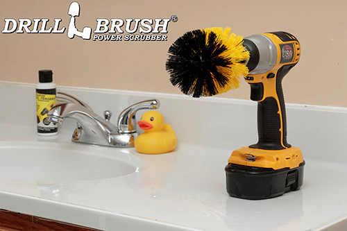 Original Yellow Brush - Medium Stiffness - Bullet Shaped - Bathroom & Shower | O-S-Y-QC-DB - Image 5