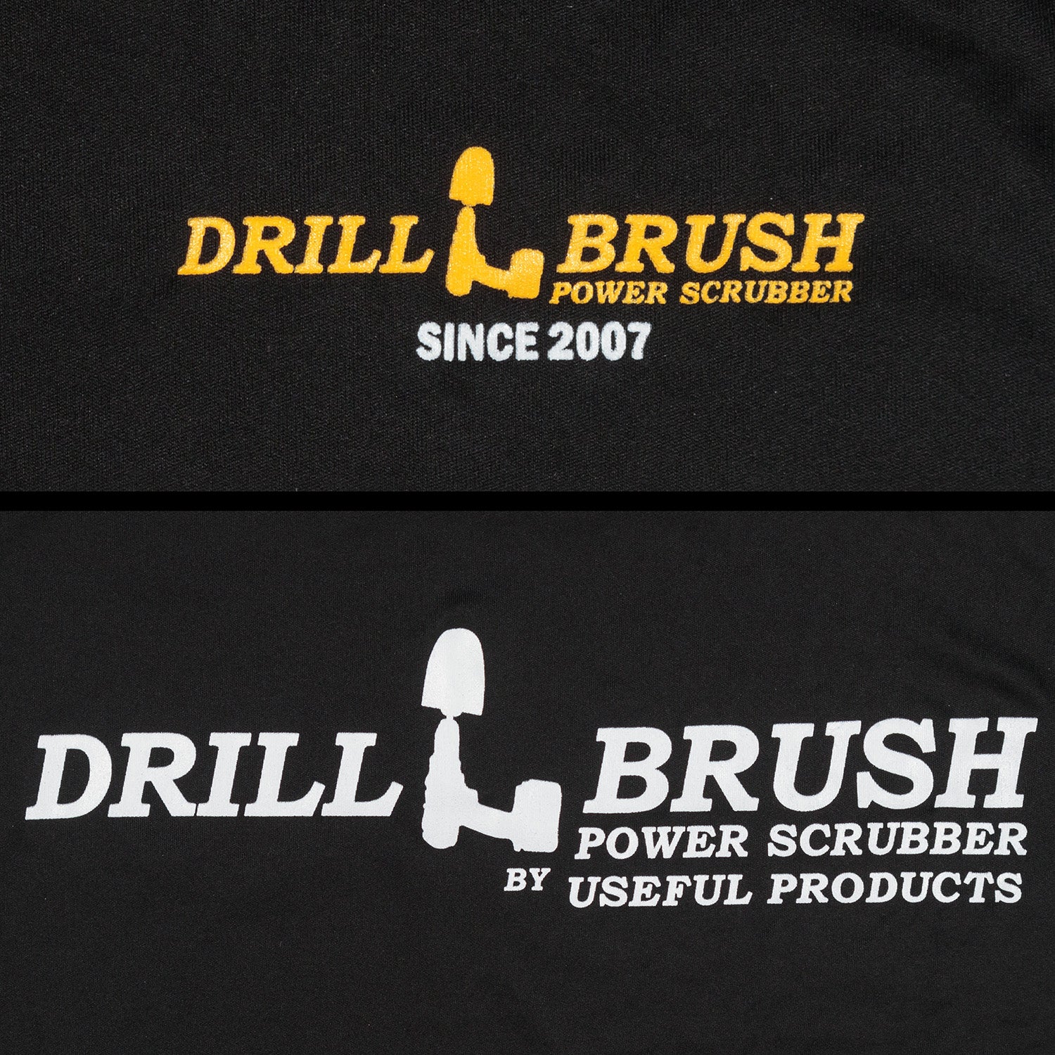 Official Drillbrush Black Polyester Unisex T-Shirt - Xtra Large - Image 5