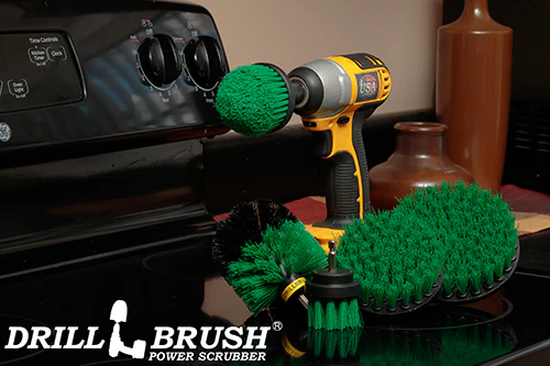 Original, 4in, 5in, 2in Short, and Corner Green Brushes - Medium Stiffness - Kitchen Cleaning | G-S-542CO-QC-DB - Image 7