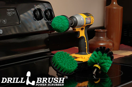 Original, 4in, and Corner Green Brushes - Medium Stiffness - Kitchen Cleaning | G-S-4CO-QC-DB - Image 6