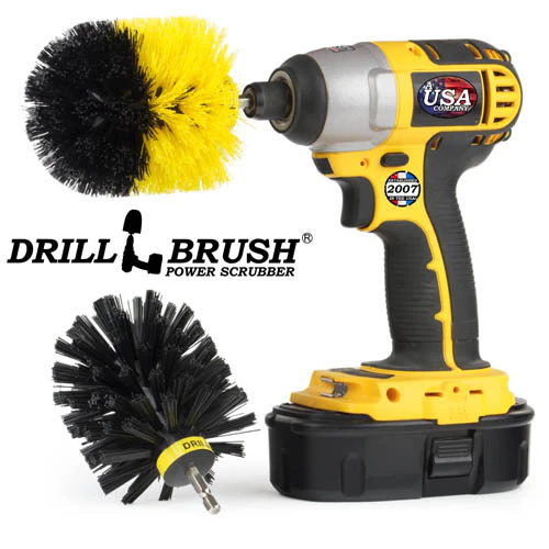 Original Brush 2-Pc. Kit - Medium & Ultra Stiff - Bathroom & Grill | O-S-YK-QC-DB - Image 2
