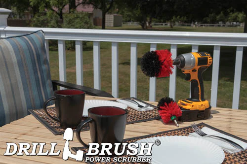 Original & Mini Red Brushes - Red Bristles - Outdoor & Patio Cleaning | R-S-MO-QC-DB - Image 6