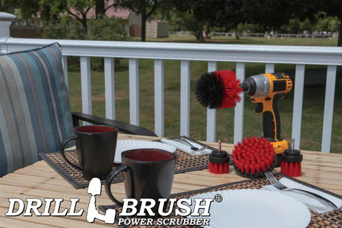 Original, 4in, 2in, & 2in-L Red Brushes - Stiff Bristles - Patio & Outdoor | R-42OS-2L-QC-DB - Image 6