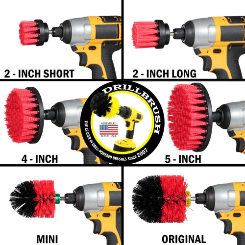Ultimate Red Kit - Stiff Bristles - Outdoor & Patio Cleaning | R-542OMS-2L-QC-DB - Image 3