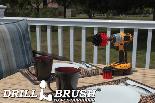 Mini & 2in-L Red Brushes - Stiff - Outdoor & Patio Cleaning | R-MS-2L-QC-DB - Image 6