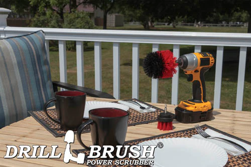 Original & 2in Red Brushes - Stiff - Outdoor & Patio Cleaning | R-S-2O-QC-DB - Image 6