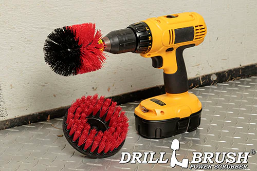 Original, 5in Hex Red Brushes - Stiff Bristles - Outdoor & Patio Cleaning | R-S-OQC-5H-DB - Image 6