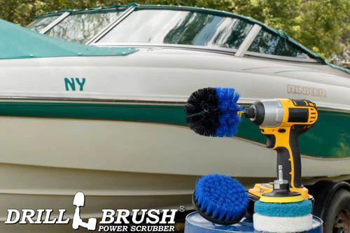 Original & 4in Blue Brushes w/4in Pads - Soft & Stiff Pads - Pool & Marine | S-B4O-P4-WB-4V-QC-DB - Image 6