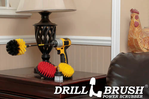 Original, 5in, 4in, and 2in Variety Brushes w. 7in Extension - Home & Bathroom Cleaning | S-W2-Y4O-R5-7X-QC-DB - Image 7