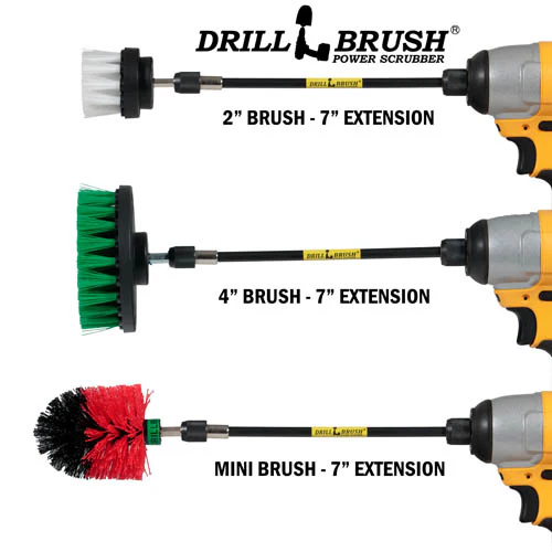 Ultimate Variety Brush Kit w/7in Ext. - Soft, Medium, Stiff, & Ultra Stiff | SW2YOG4R5M-L2K-7X-QC-DB - Image 3