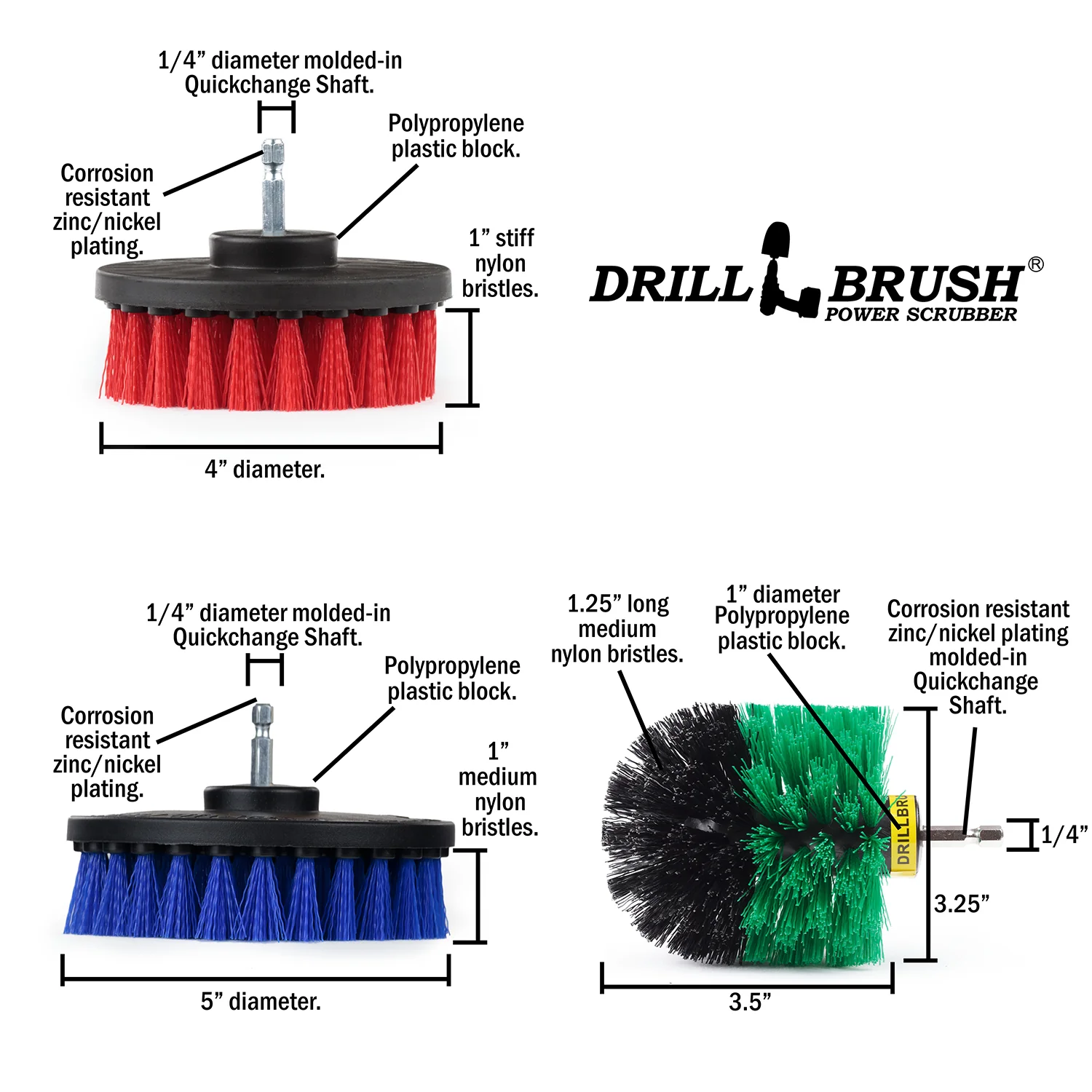 Ultimate Variety Brush Kit - Soft, Medium, Stiff, & Ultra Stiff | W2L-Y2-GO-B5-R4-KM-S-QC-DB - Image 8