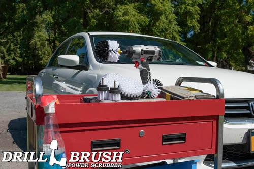 Ultimate White Brush Kit - Soft Bristles - Home & Auto Cleaning | W-542OMS-2L-QC-DB - Image 7