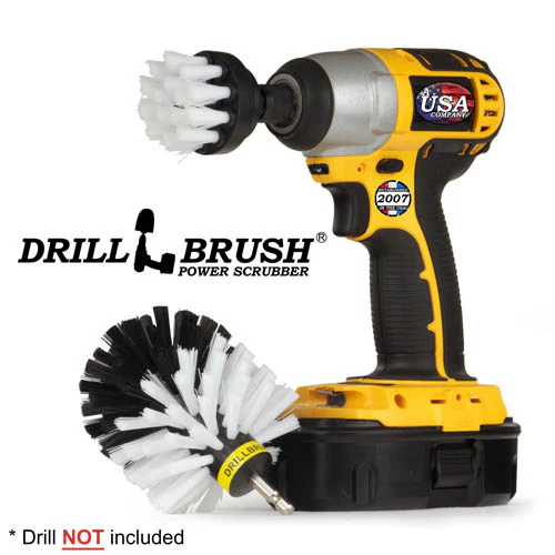 Original & 2in White Brushes - Soft Bristles - Home & Auto Cleaning | W-S-2O-QC-DB - Image 3