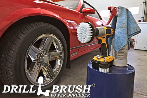 4in & 2in White Brushes - Soft Bristles - Home & Auto Cleaning | W-S-42-QC-DB - Image 6