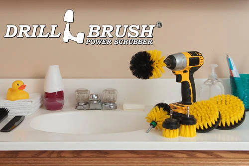 Ultimate Yellow Kit - Medium Bristles - Bathroom & Shower Cleaning | Y-542OMS-2L-QC-DB - Image 7