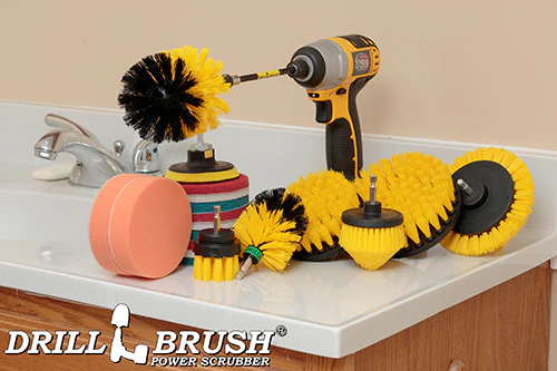 21-piece Yellow Brush Kit - Medium Bristles | Y-E542OMCS-P4-3WRB-2F-3V-5X-QC-DB - Image 9